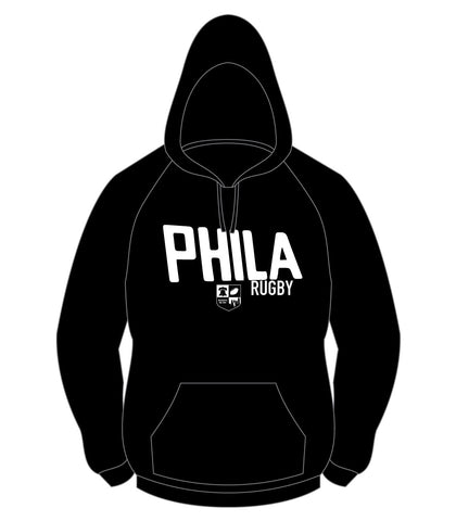 Phila Rugby Hoodie - Black